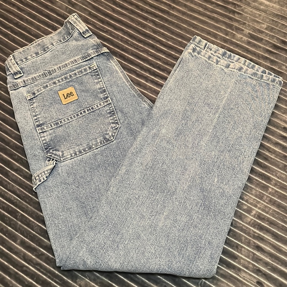 Lee Loose Fit Mens Light Blue Carpenter Jeans.3 29/30- 2 30/30- 1 31/30